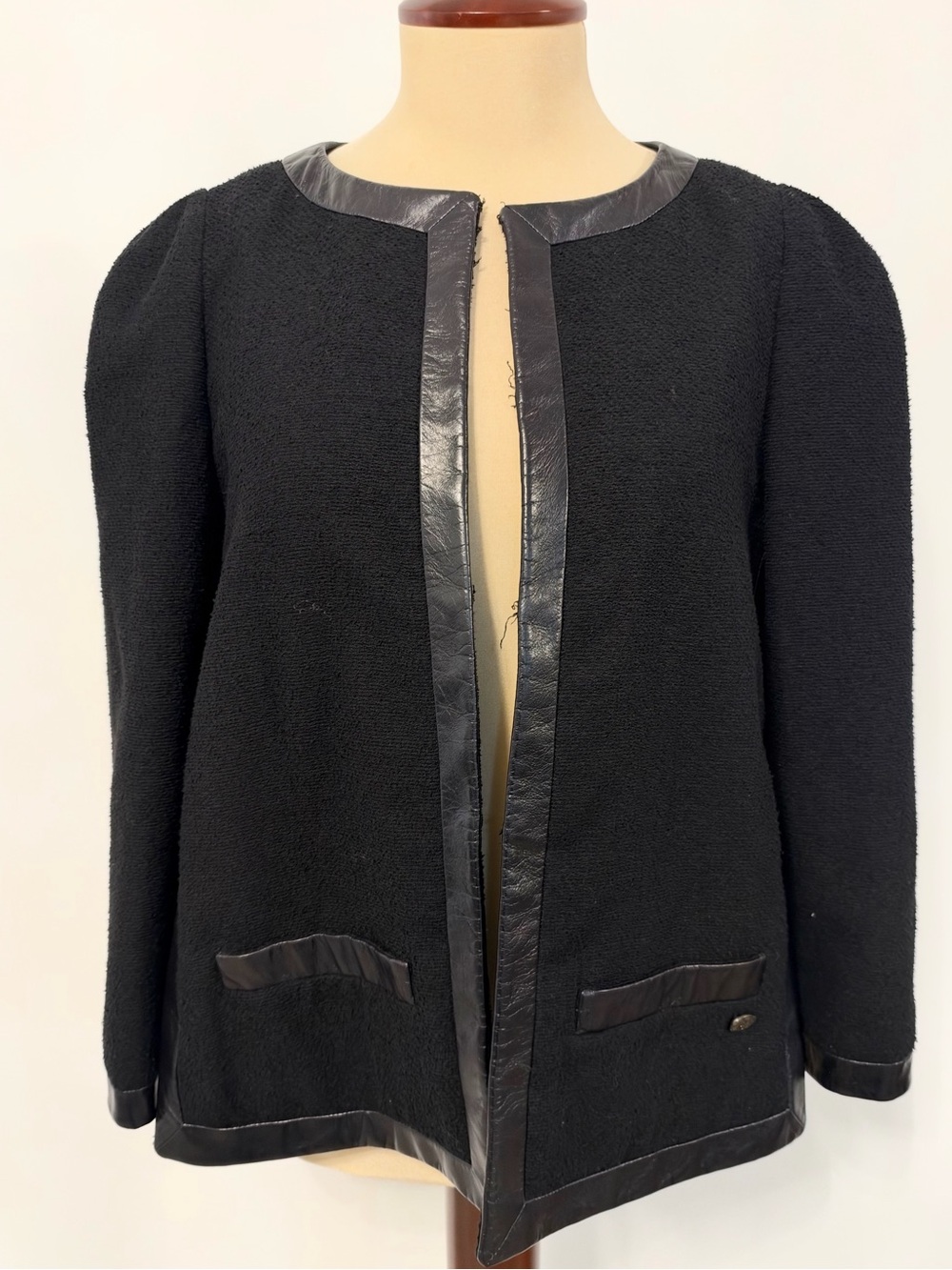Chanel jacket with lambskin trim